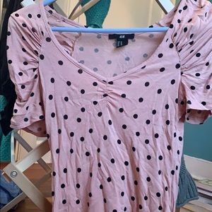 Pink h&m top